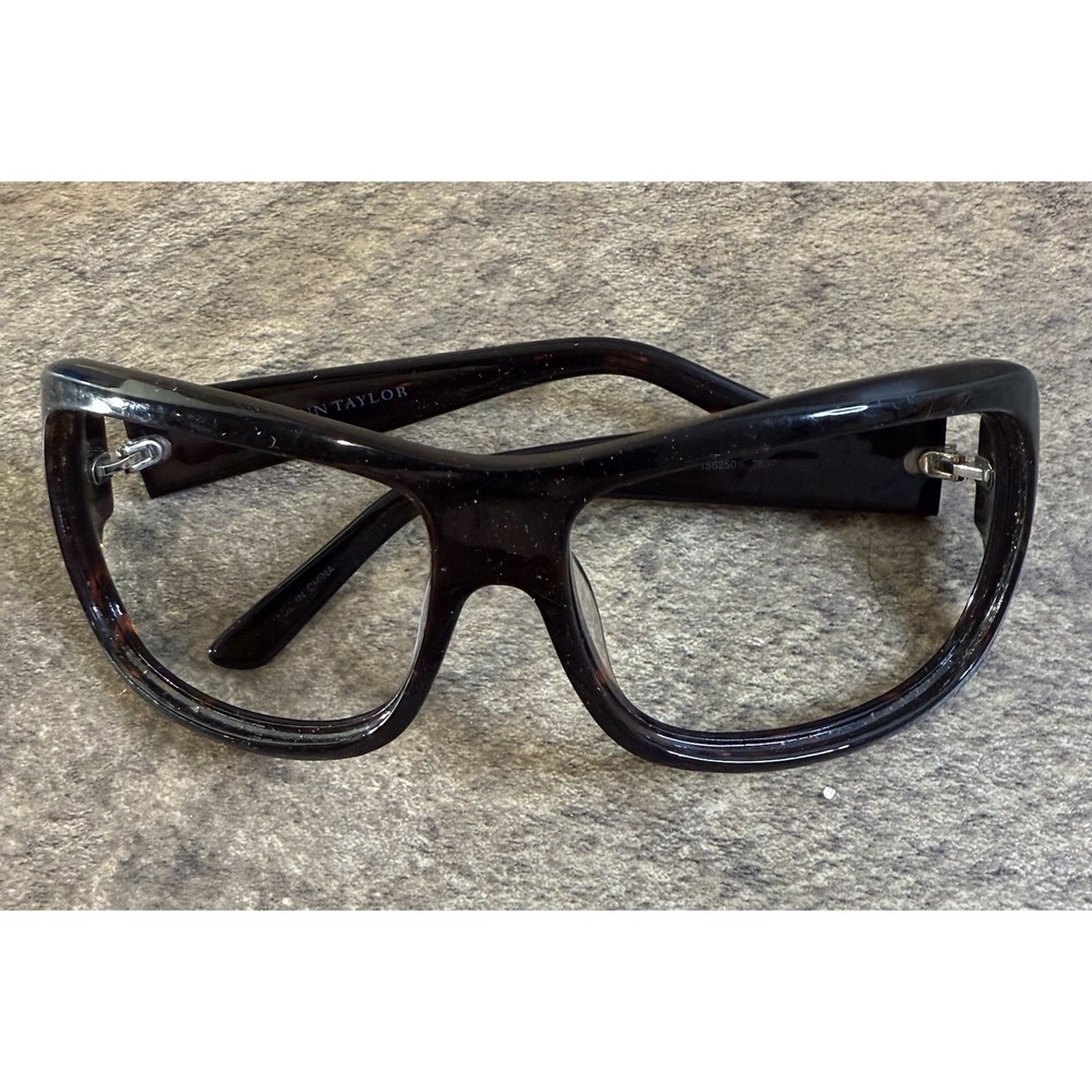 Ann Taylor 156250 7097 Handmade Black Wrap Eyeglass/Sunglass Frames ONLY Women's